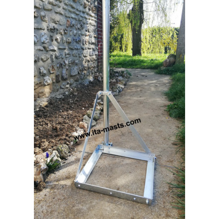 SUP1 40/50 - SUPPORT DE MÂT 40 À 50 MM À LESTER