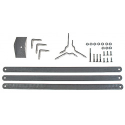 SUP3 35/40 - SUPPORT DE MÂT DE 35 À 40 MM TRÉPIED À FIXER AU SOL