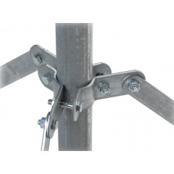 SUP3 60 - SUPPORT DE MÂT DE 60 MM TRÉPIED À FIXER AU SOL