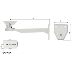SUPCAM2 100 - SUPPORT DE CAMÉRA POUR TUBE DE 40 À 100 MM