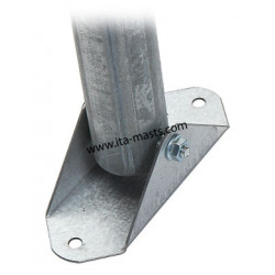 SUP3 45/55 - SUPPORT DE MÂT DE 45 A 55 MM TRÉPIED À FIXER AU SOL