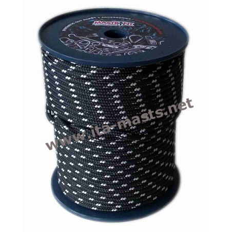 50Q6 - Corde de haubanage 6mm x 50m TRÈS GRANDE RÉSISTANCE