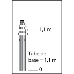 MDS490-6040 - Mât télescopique de 4,9 m