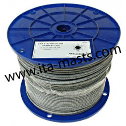 CH4PVC-25 - Câble de haubanage acier + PVC x 25m