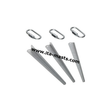 KITANCRE40 - Kit de 3 ancres + 3 maillons